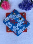 Plain and Patterned Fabric Mix - 1