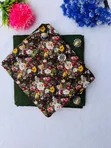 Plain and Patterned Fabric Mix - 3