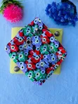 Plain and Patterned Fabric Mix - 4
