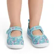 Blue Unicorn Print Baby Girls Mary Jane Shoes - 1
