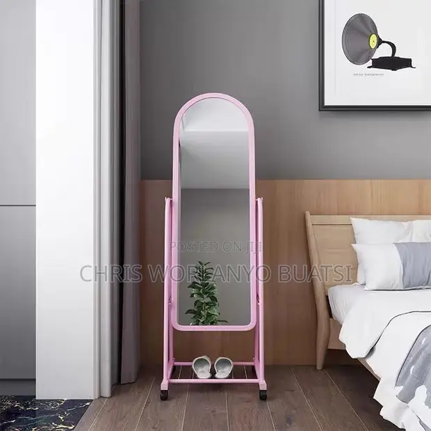 Full Length Mirror with Wheels - 1
