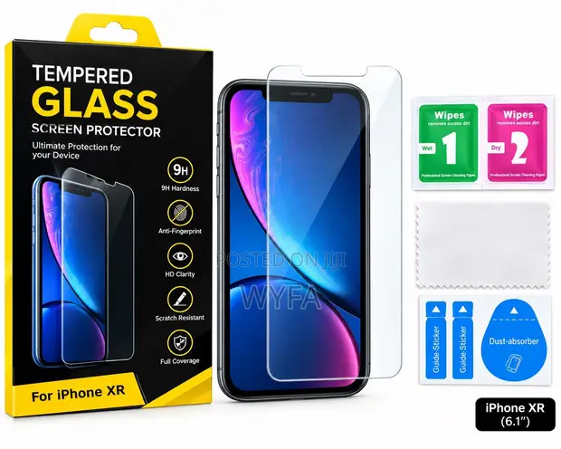 iPhone XR Privacy Screen Guards (5 Pack) - 1