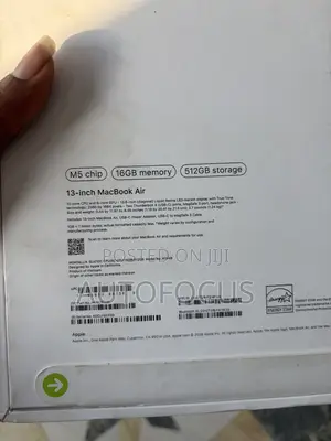 Apple MacBook Air M5 13" 16GB RAM 512GB SSD
