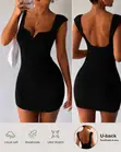 Ace Couture Bodycon Dress - Light Green - 1
