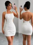Ace Couture Bodycon Dress - Light Green - 3