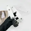 Chrome Hearts Cemetery Cross Belt White - 1
