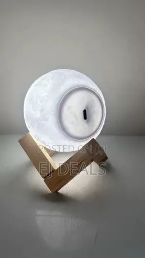 Bedside Moon Lamp 7" Rechargeable with Remote