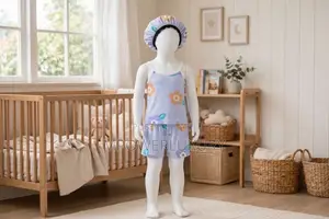 Teen Nighty with Matching Bonnet