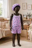 Teen Nighty with Matching Bonnet - 4