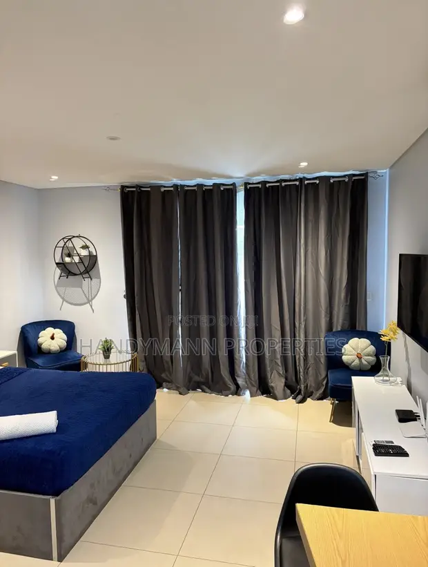 Furnished 1-Bedroom Apartment in Riviera, East Legon for Rent - 1