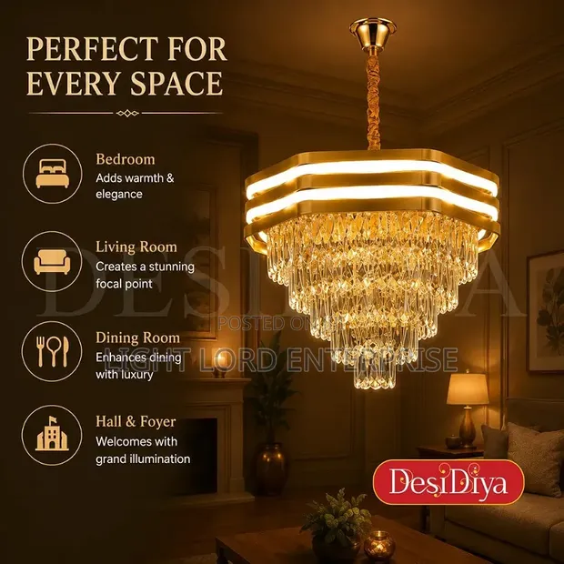 Modern Crystal Chandelier 400mm - 1