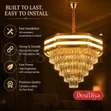 400mm K9 Crystal Chandelier Light - 1
