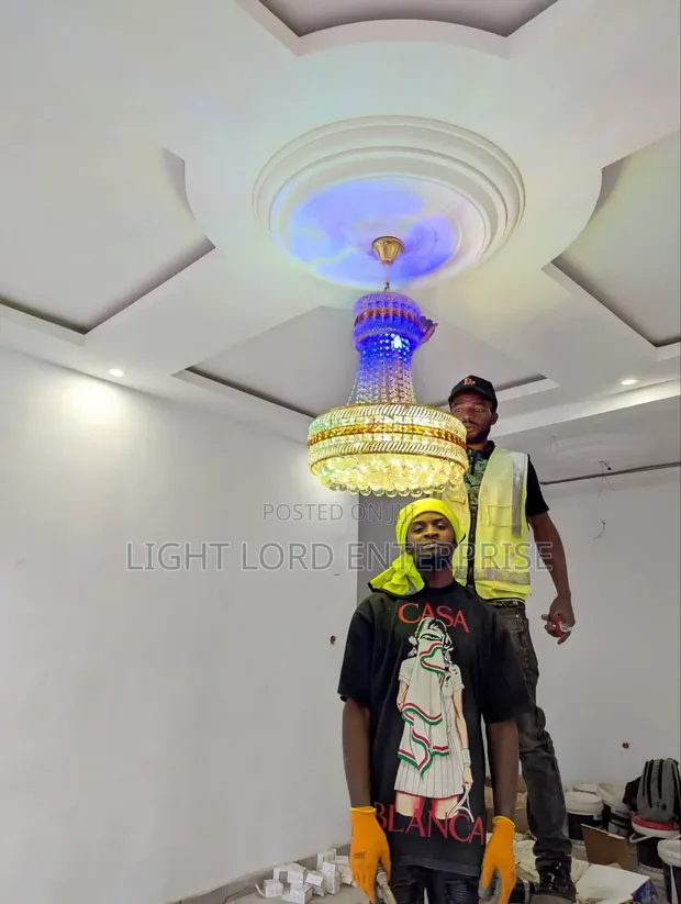 Jaman Base Ice Crystals Chandelier Light 500mm - 1