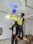 Jaman Base Ice Crystals Chandelier Light 500mm - 2