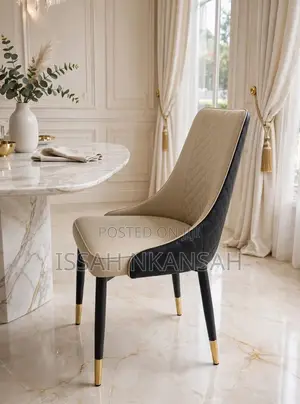 VIG Furniture Beige & Black Dining Chairs