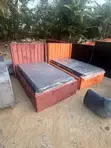 Wood-Mode Small Double Bed Frame & Mattress - 1