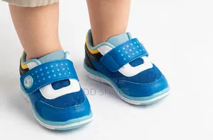 Blue Baby Sneakers with Velcro Strap