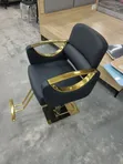 Imperial Black/Gold Barber Chair - 2