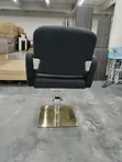 Imperial Black/Gold Barber Chair - 4