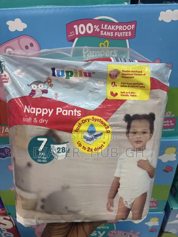 Lupilu Size 7 Nappy Pants (28 Pack) - 1