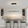 Donut Ring Pendant Light - Black/Gold - 1