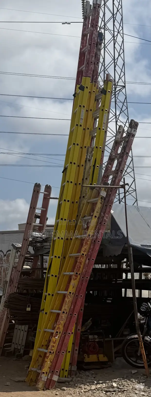 Extension and A-Frame Ladders for Rent - 1