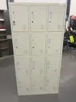 Office Cabinet with 12 Lockers - 2