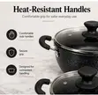 Hot Chef 10-Piece Non-Stick Marble Cookware Set (20-28cm) - 4