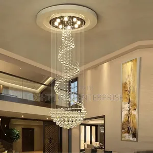 Fashionable Cyberpunk Crystal Chandelier (7ft x 400mm)