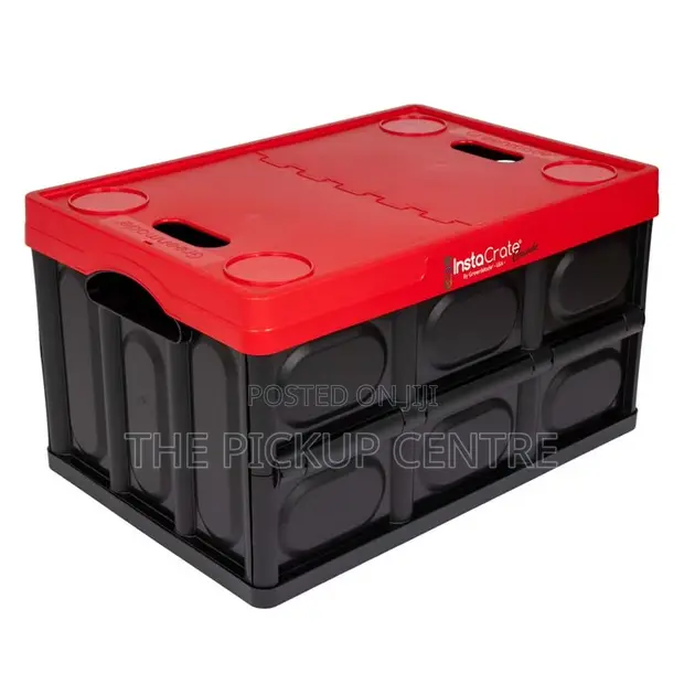 Greenmade 16 Gallon Collapsible Storage Crate with Lid - 1