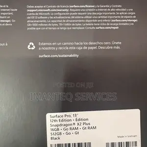 Microsoft Surface Pro Copilot+ PC 13" 16GB RAM 512GB SSD