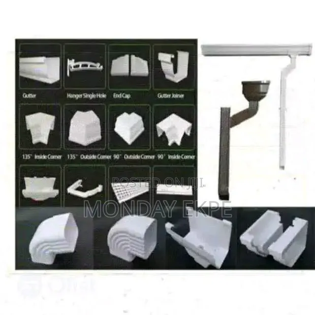 PVC Rain Gutter Accessories - 1