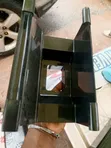 White PVC Rain Gutter and Black Accessories - 2