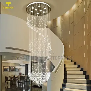 7ft LED Crystal Chandelier