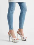 Ladies Heeled Sandals - 5