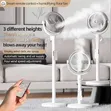 Circulation Cooling Humidifying Floor Fan - 1
