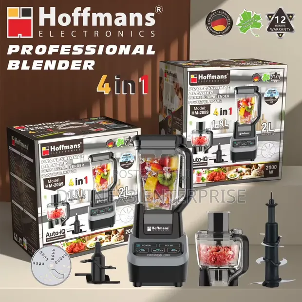 Hoffmans HM-2089 4-in-1 Professional Blender - 2000W - 1
