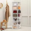 7-Tier 360° Rotating Shoe Rack Tower - 2