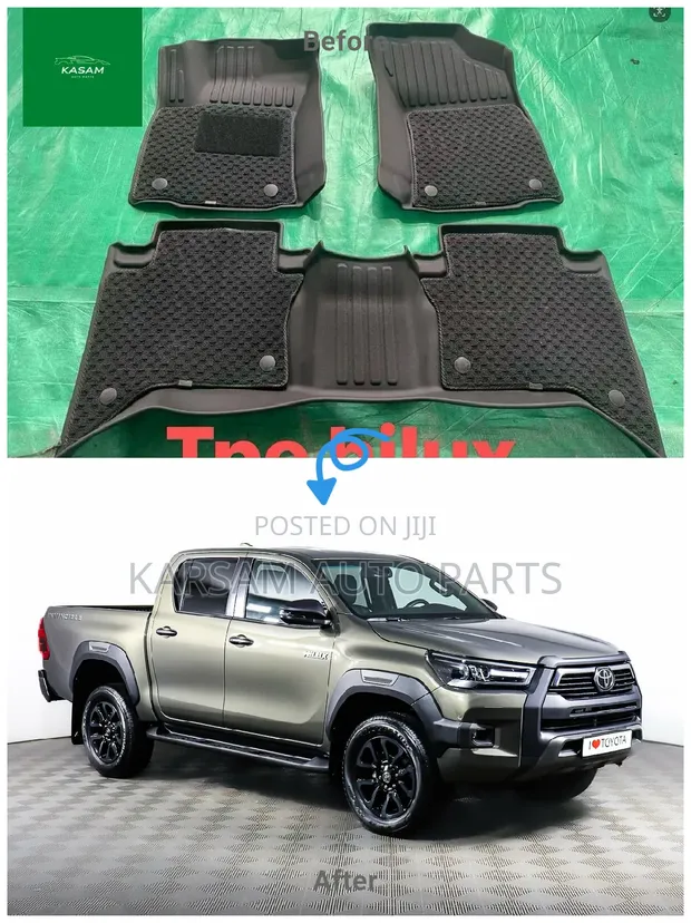 Toyota Hilux Carpet Type Floor Mats - 1