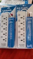 Ailyons 5-Way Multi Socket Power Extension 2500W - 2