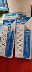 Ailyons 5-Way Power Strip with Individual Switches - 1