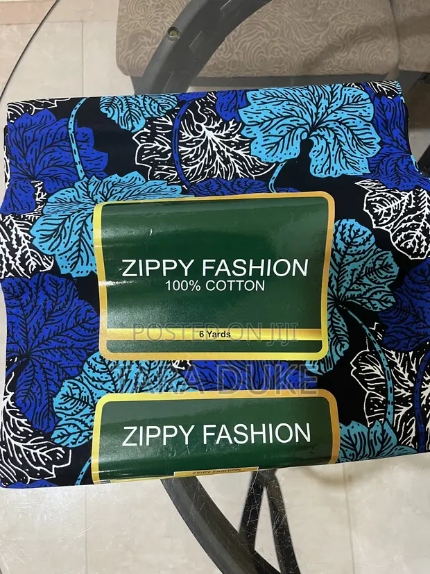 Beautiful African Print Fabric - 6 Yards - 1