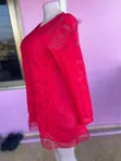 Women's Red Thrift Dress - Size M - 1