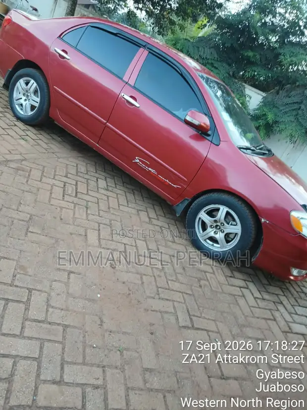 Toyota Corolla 2008 Red - 1