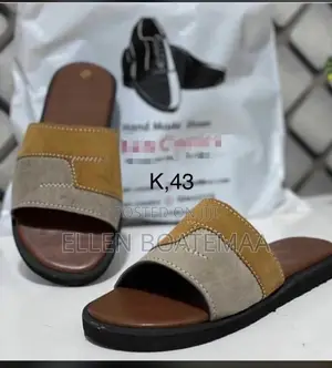 Men's Classic Leather Slippers