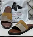 Men's Classic Leather Slippers - 1