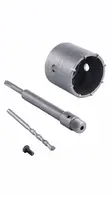 75mm Concrete Hole Saw with SDS+ Adapter - 2