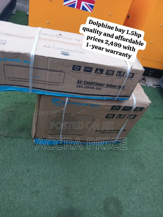 Dolphine Bay 1.5HP Split Air Conditioner - Brand New - 1