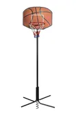 Adjustable Basketball Hoop - Portable Metal Stand with Ball & Pump - 2