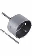 100mm Concrete Hole Saw with SDS Plus Adapter - 1